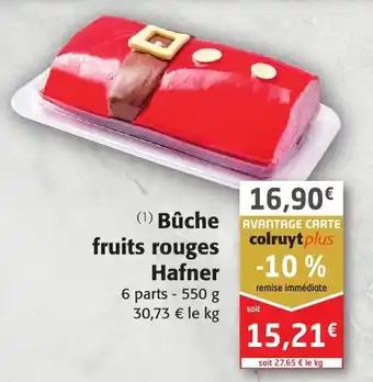 Colruyt Bûche Fruits Rouges Hafner offre