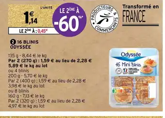 16 Blinis Odyssée