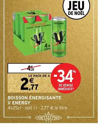 Boisson energisante V energy