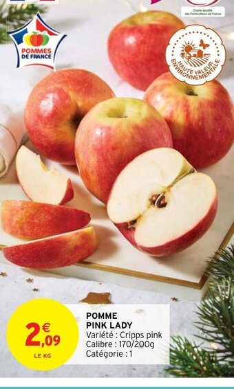 Intermarché Pomme pink lady offre