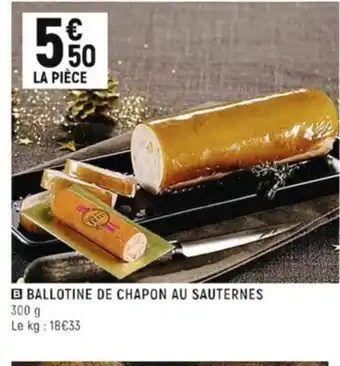 Ballotine de Chapon Au Sauternes