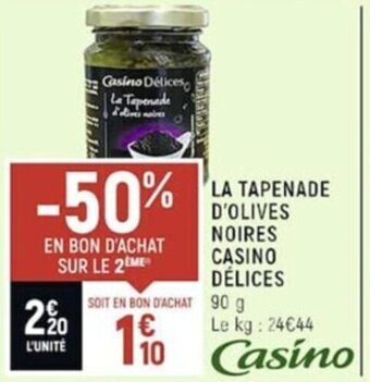 La Tapenade d'Olives Noires Casino Delices