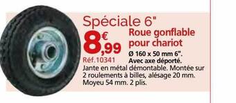 Provence Outillage Roue gonflable pour chariot offre