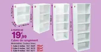 Provence Outillage Cubes de rangement offre