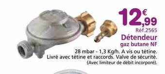Provence Outillage Détendeur gaz butane nf offre
