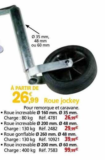 Provence Outillage Roue jockey offre