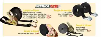 Provence Outillage Sangle à cliquet, sangle de serrage, sangle à cliquet, sangle à cliquet offre