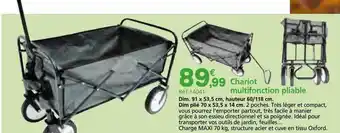 Provence Outillage Chariot multifonction pliable offre
