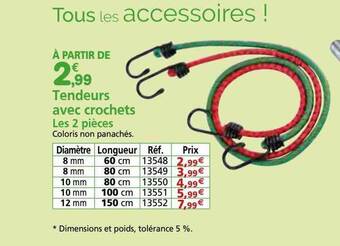 Provence Outillage Tendeurs avec crochets offre