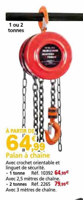 Provence Outillage Palan à chaîne offre