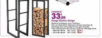 Provence Outillage Range bûches design offre