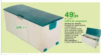 Provence Outillage Coffre de rangement offre