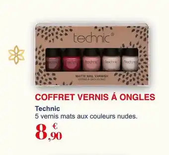 Coffret vernis à ongles technic