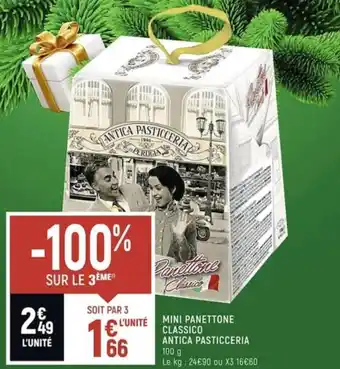Mini Panettone Classico Antica Pasticceria
