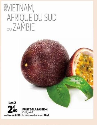 Auchan Fruit de la passion offre