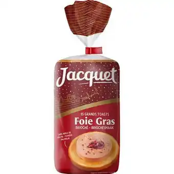 Auchan 15 grands toasts brioché jacquet offre