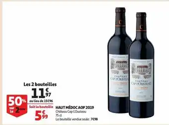 Auchan Supermarché Haut médoc aop 2019 offre