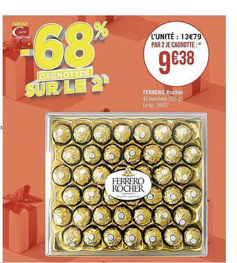 Casino Supermarchés Ferrero rocher offre