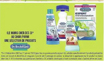 Casino Supermarchés Produits dr. beckmann offre