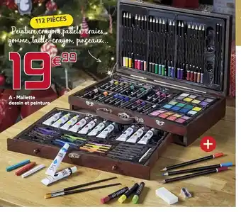Gifi Malette dessin et peinture offre