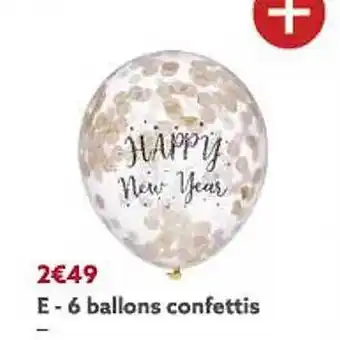 Ballons confettis