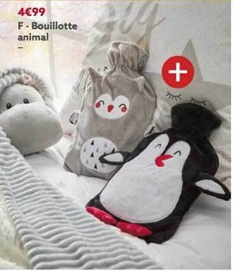 Gifi Bouillotte animal offre