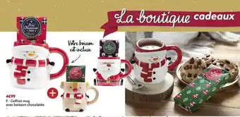 Gifi Coffret mug avec boisson chocolatée offre