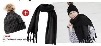Gifi Coffret écharpe et bonnet offre