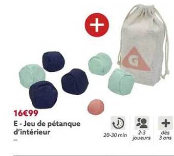 Gifi Jeu de pétanque d'intérieur offre