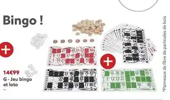 Jeu bingo et loto