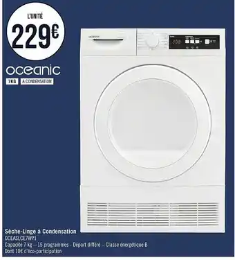 Sèche-linge à condensation oceanic