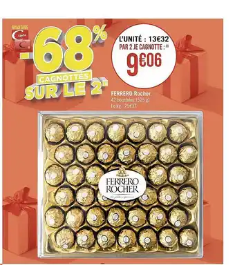 Géant Casino Ferrero rocher offre