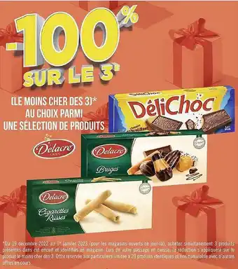 Géant Casino Produits delacre offre