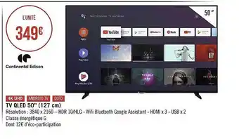 Géant Casino Tv qled 50 offre