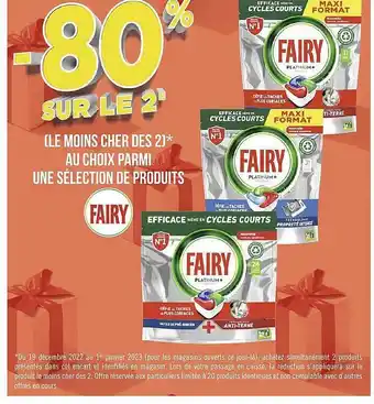 Géant Casino Produits fairy offre