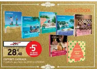 Intermarché Coffret cadeaux smartbox offre