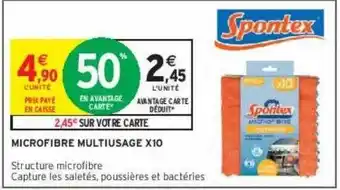 Intermarché Microfibre multi usage x10 offre
