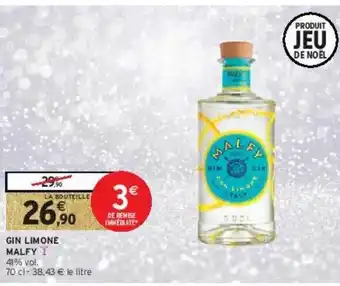 Intermarché Express Gin limone malfy offre