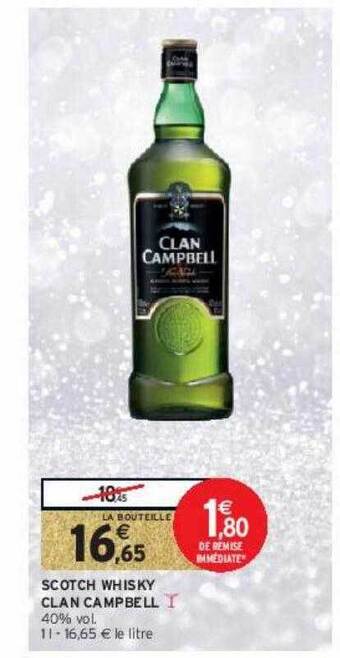 Scotch whisky clan campbell