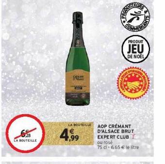 Intermarché Hyper Aop crémant d'alsace brut expert club offre