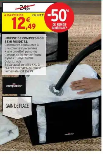 Housse de compression semi rigide t.l compactor