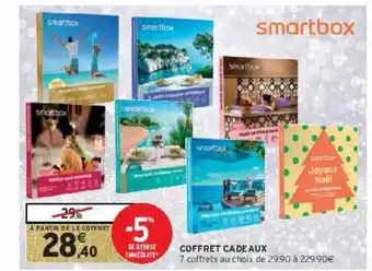 Intermarché Hyper Coffret cadeaux smartbox offre