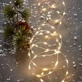 JYSK Guirlande lumineuse travertin l290cm a/100led et minuterie offre