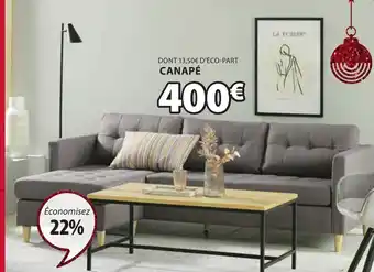 JYSK Canape Avec Méridienne Falslev offre