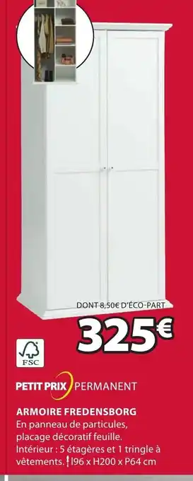 JYSK Armoire Fredensborg offre