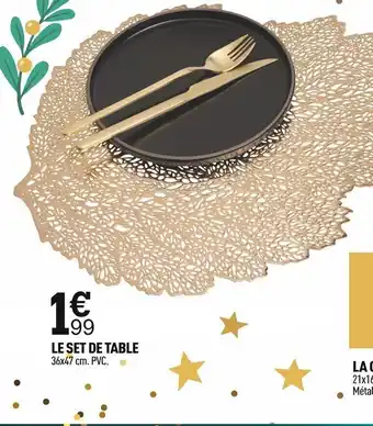 Centrakor Le Set de Table offre