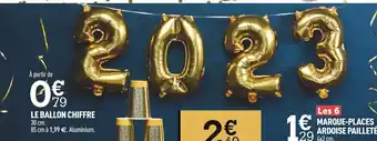 Centrakor Le Ballon Chiffre offre