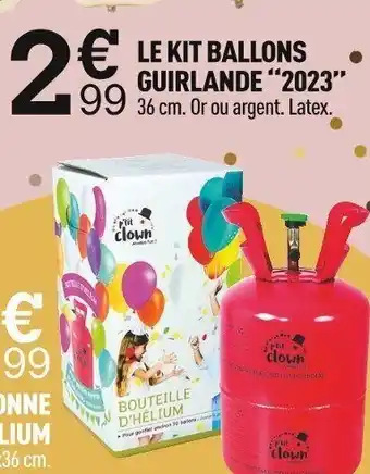 Centrakor Le Kit Ballons Guirlande 2023 offre