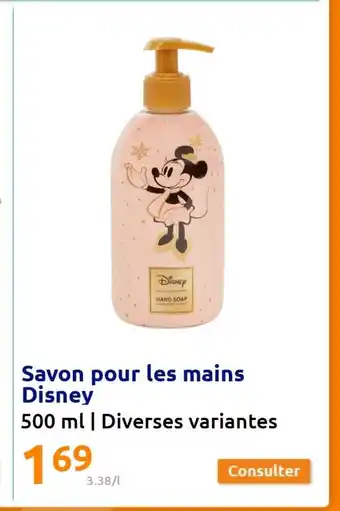 Action Savon Pour Les Mains disney offre
