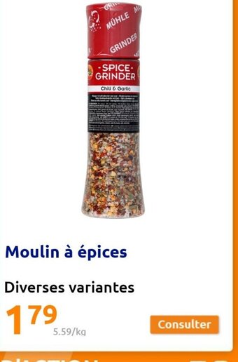Action Moulin a Epices offre